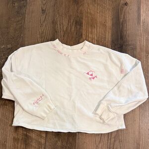 Wild Fable “I’d Rather be at the Beach” XS crop bikini sweatshirt